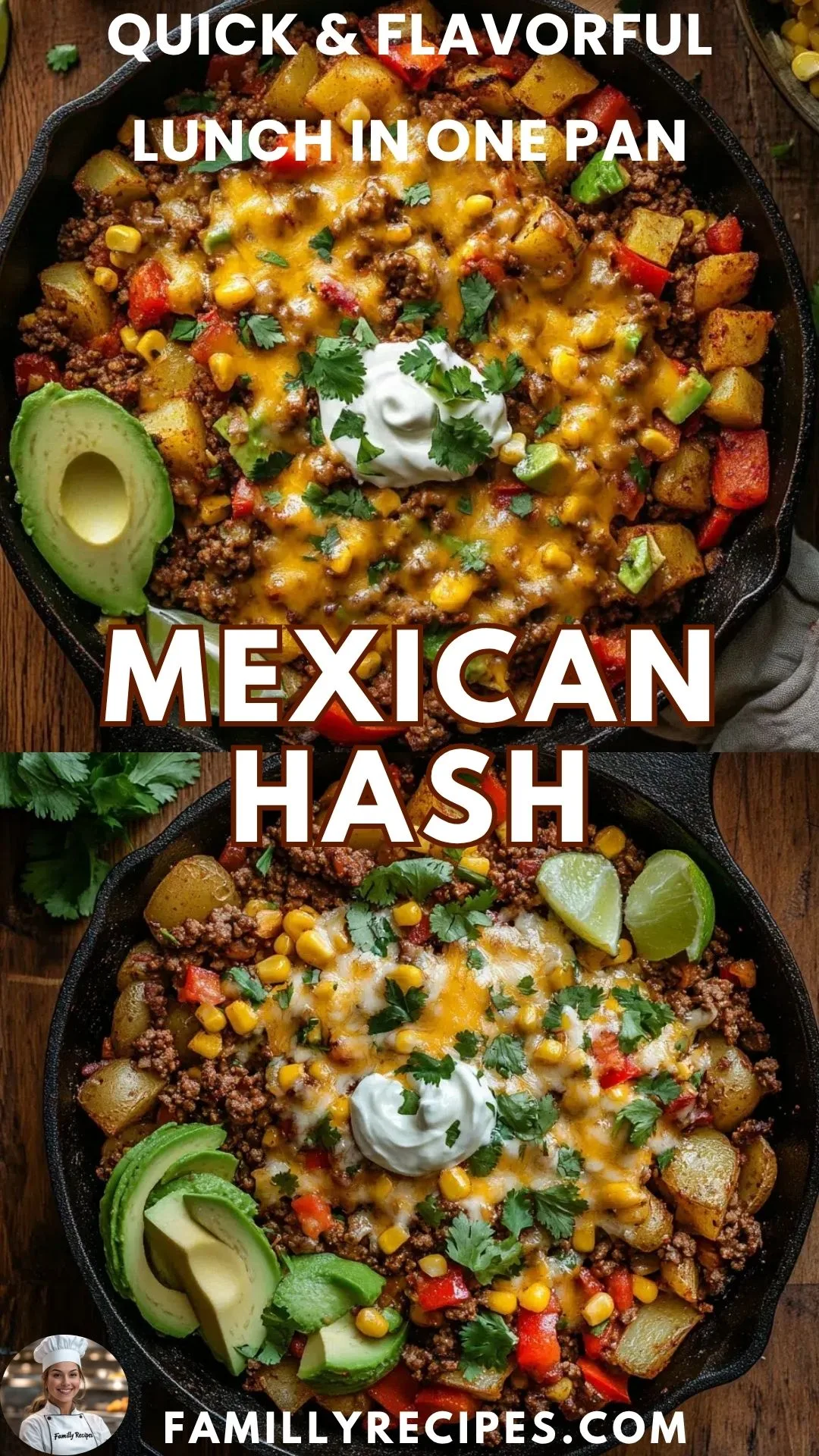 Mexican Hash: Quick & Flavorful Lunch in One Pan