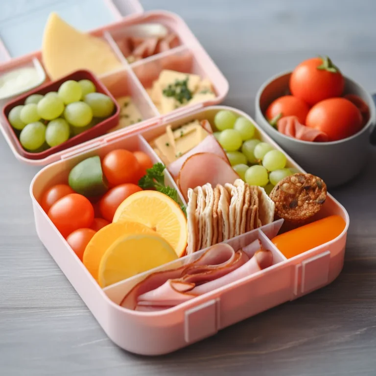 Colorful school lunchbox for kids – part of 5 kid-friendly lunches you can pack in minutes