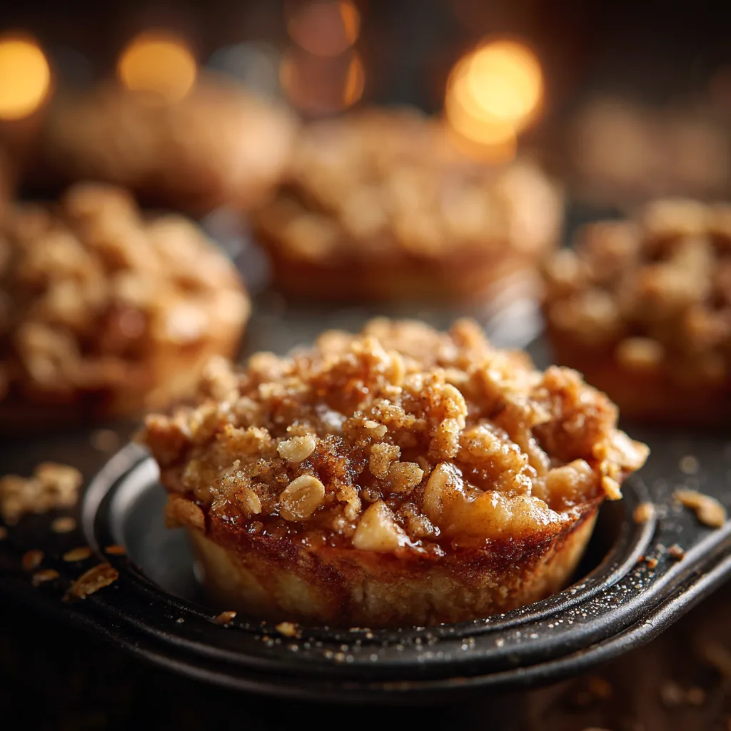 Apple Cinnamon Crumble Cups | Cozy Mini Holiday Dessert
