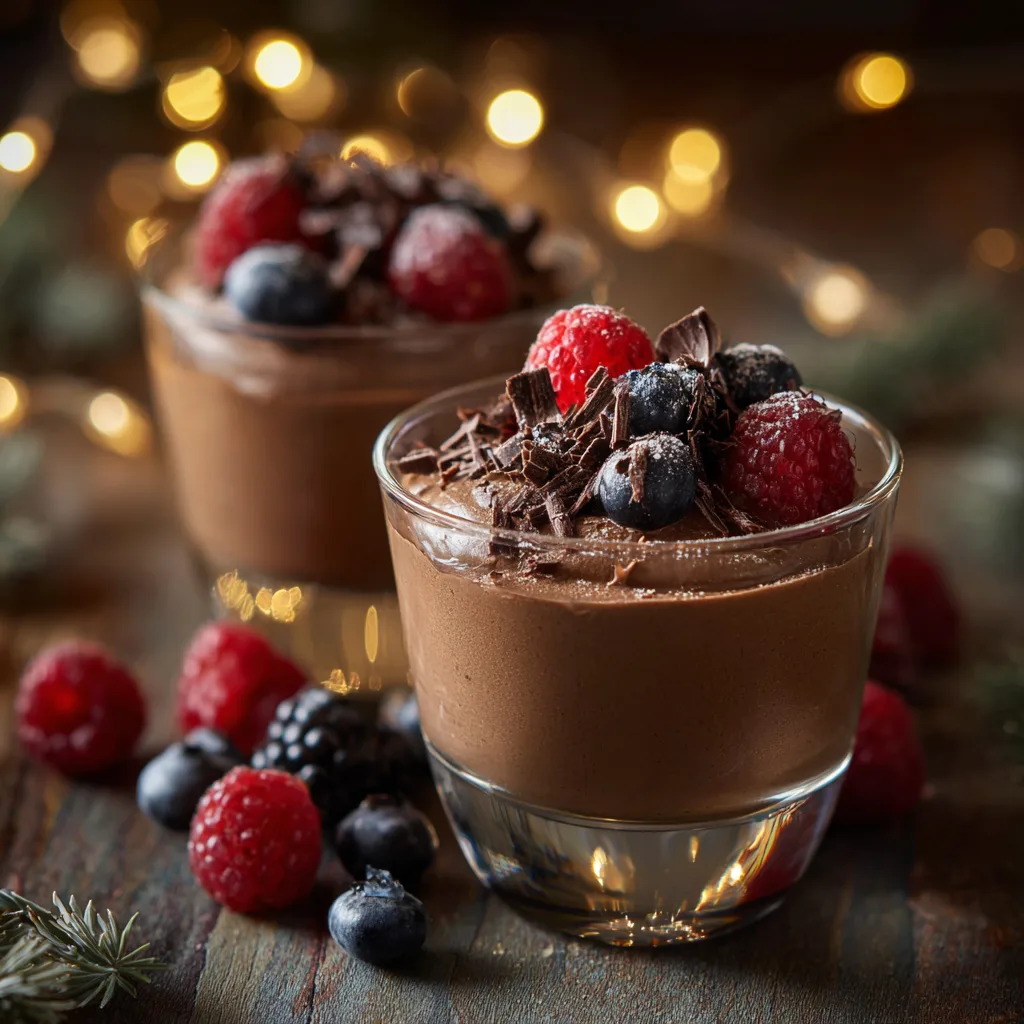 High-Protein Chocolate Mousse | Light, Creamy & Guilt-Free Dessert