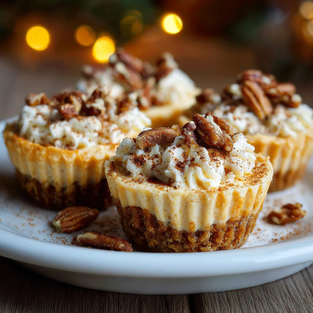 High-Protein Pumpkin Cheesecake Cups | Creamy Mini Holiday Desserts