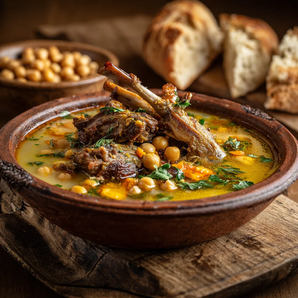 Moroccan Sheep Nails Stew (Family Heirloom Karkar/Kor3a Recipe)