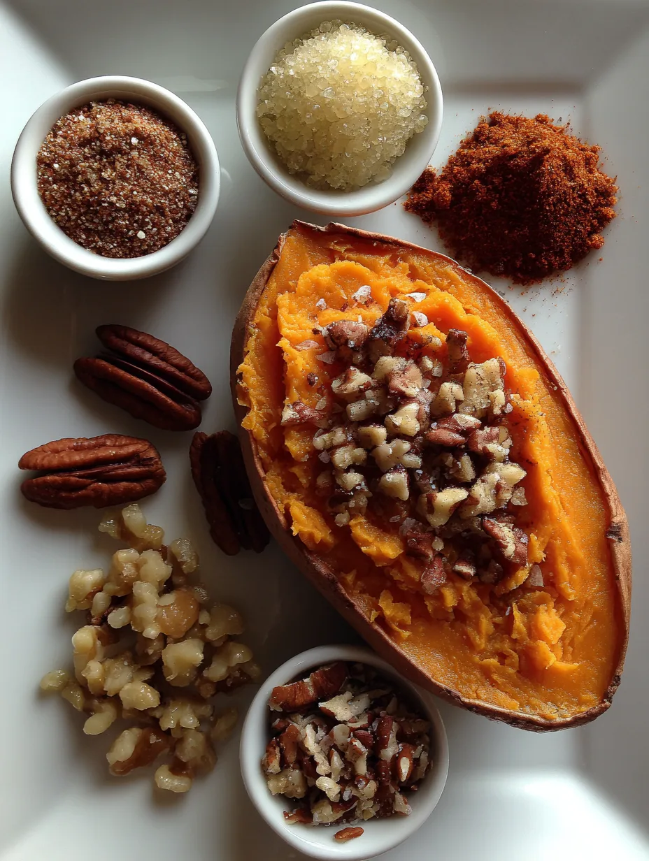 Sweet_Potato_Casserole_with_Pecan_Topping ingrediens Sweet Potato Casserole with Pecan Topping