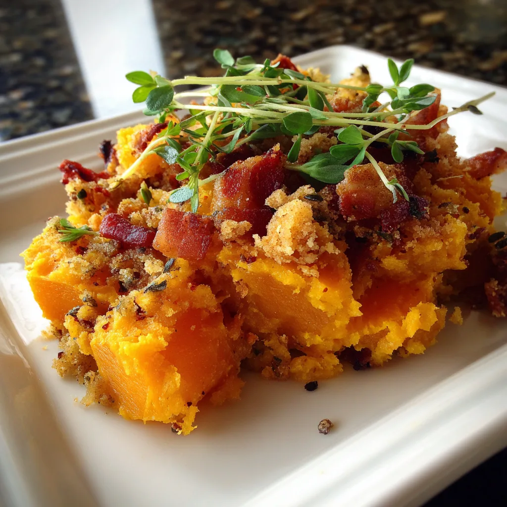 Butternut Squash and Sweet Potato Casserole (Fall Harvest)