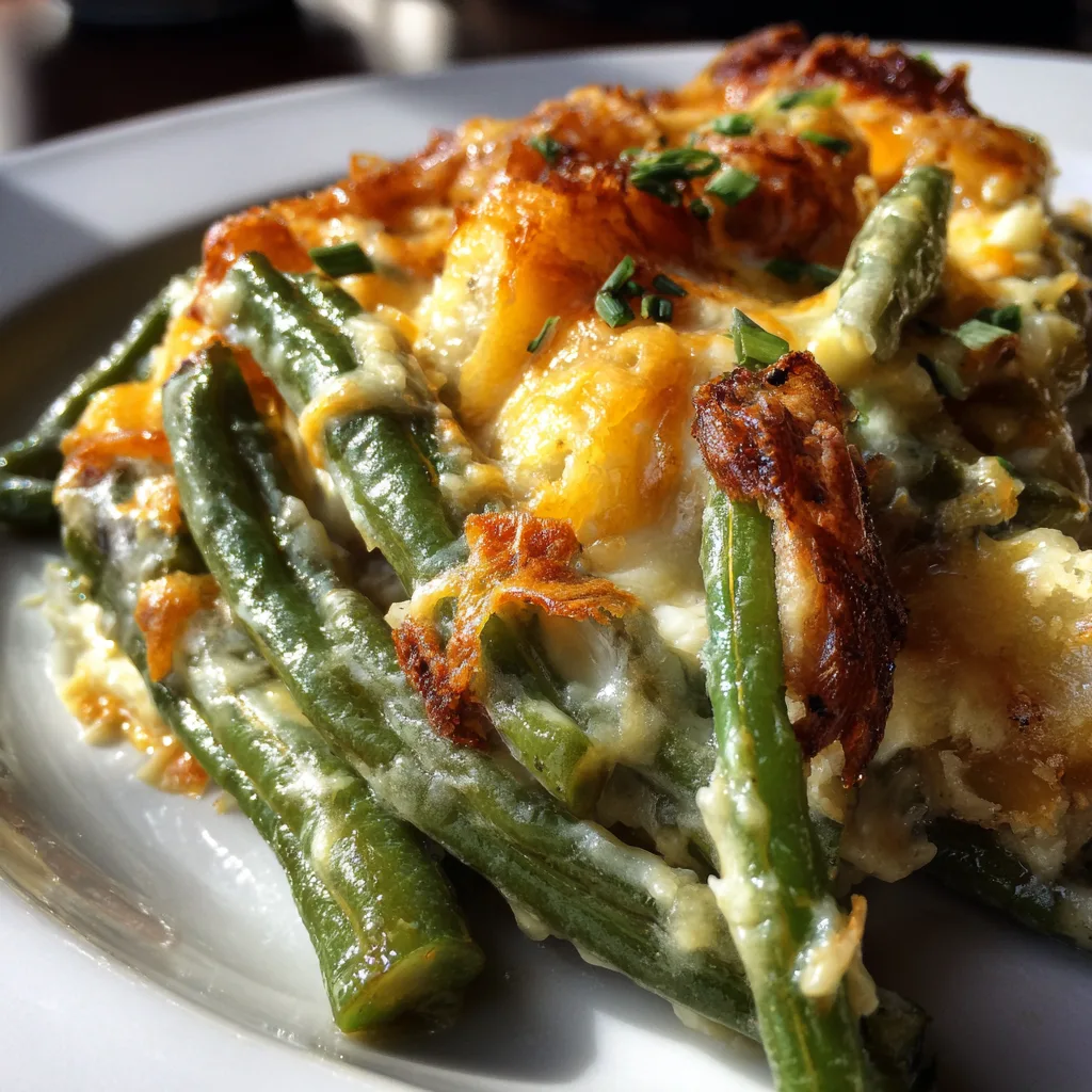 Creamy Green Bean and Potato Casserole (Gluten-Free Option)
