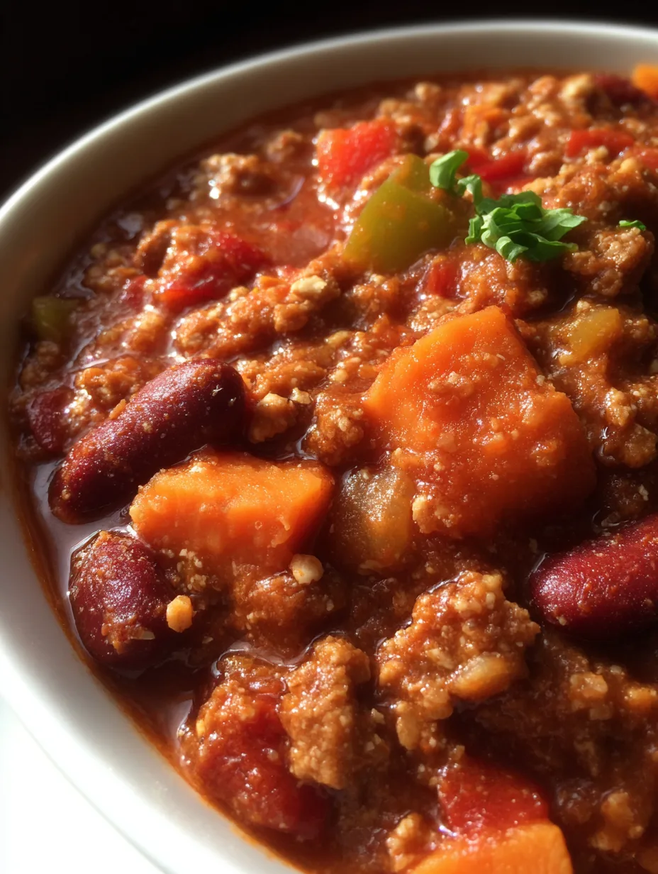 Dump-and-Go One-Pot Chili with Sweet Potato