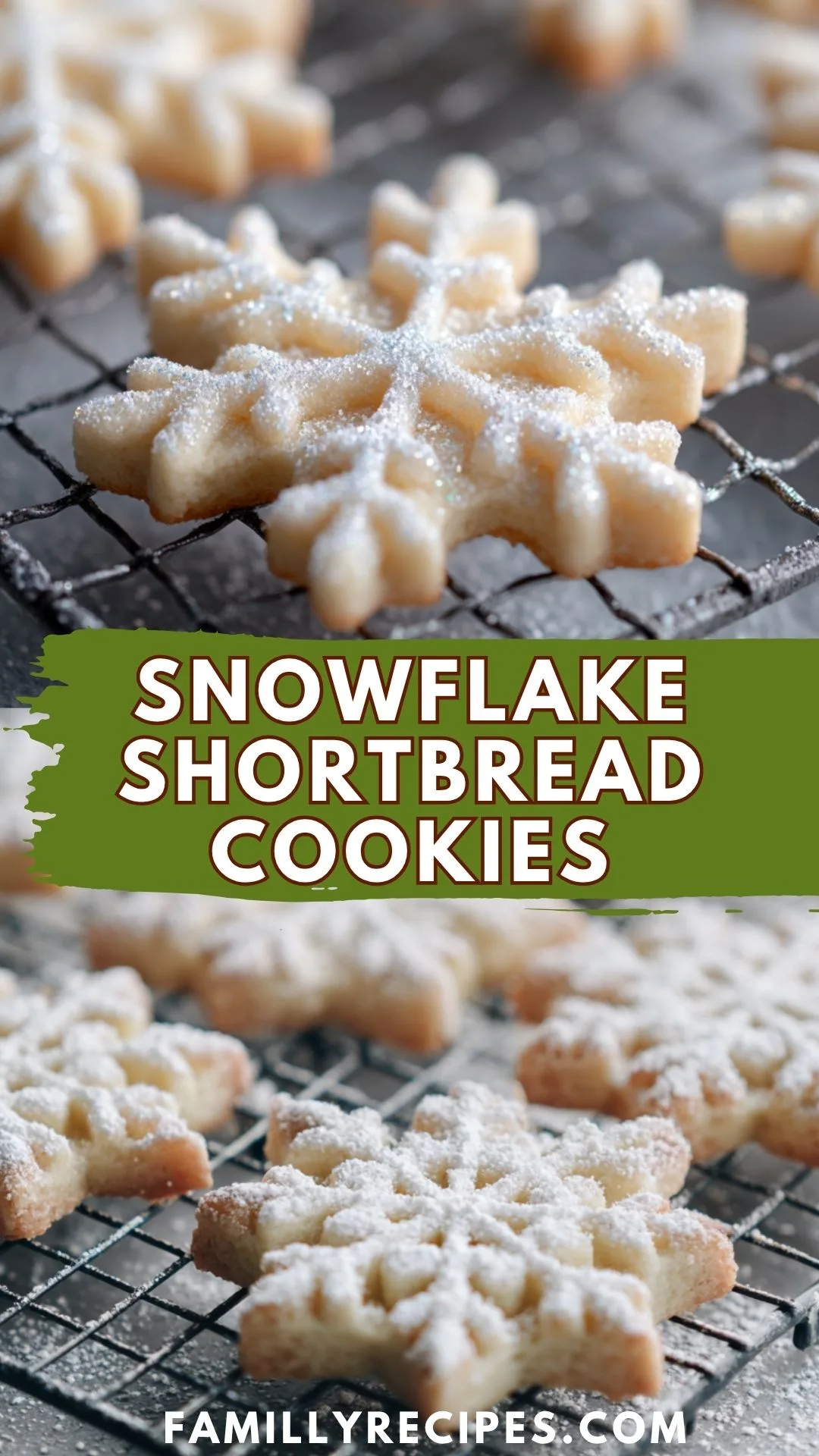 Familly Recipes Snowflake Shortbread Cookies – Simple & Elegant Snowflake Shortbread Cookies – Simple & Elegant
