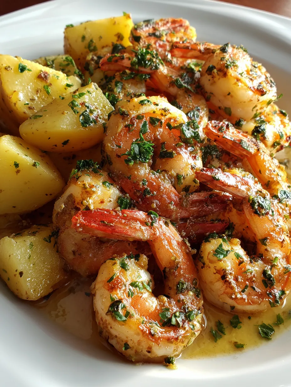 One-Pan Gluten-Free Garlic Butter Shrimp and Potatoes – Simple & Flavorful
