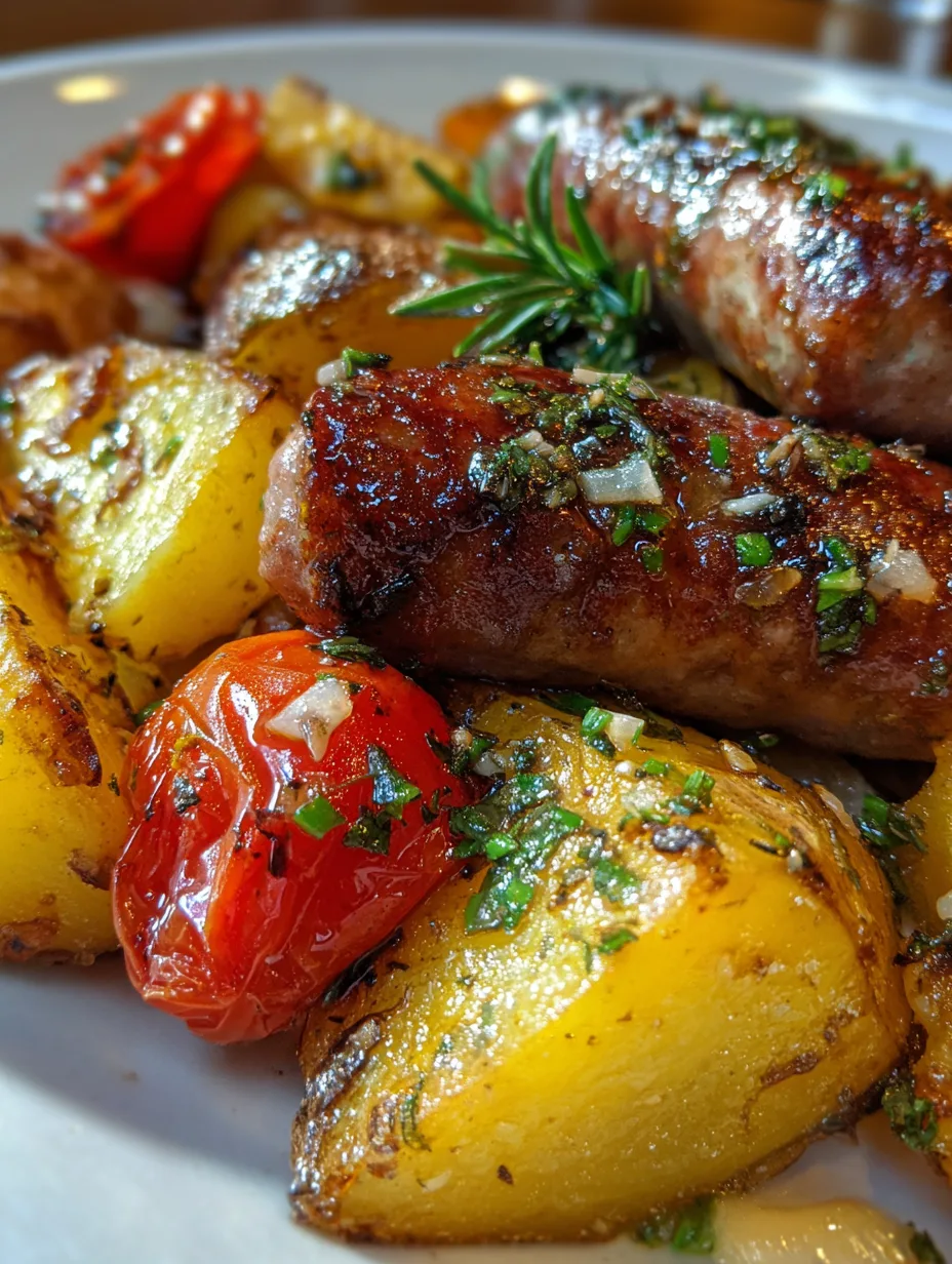 Quick One-Pan Italian Sausage and Roasted Potatoes
