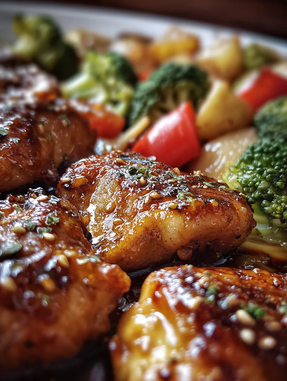 Easy Teriyaki Chicken Sheet Pan Dinner