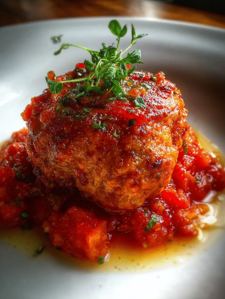Juicy turkey meatball with sweet potatoes in marinara sauce, slow cooker one-pot, macro food photo
