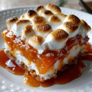 Candied Sweet Potato Casserole with Marshmallow Topping