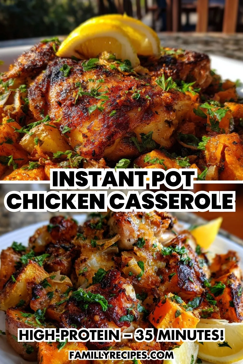 Instant Pot Loaded Potato and Chicken Casserole Recipe