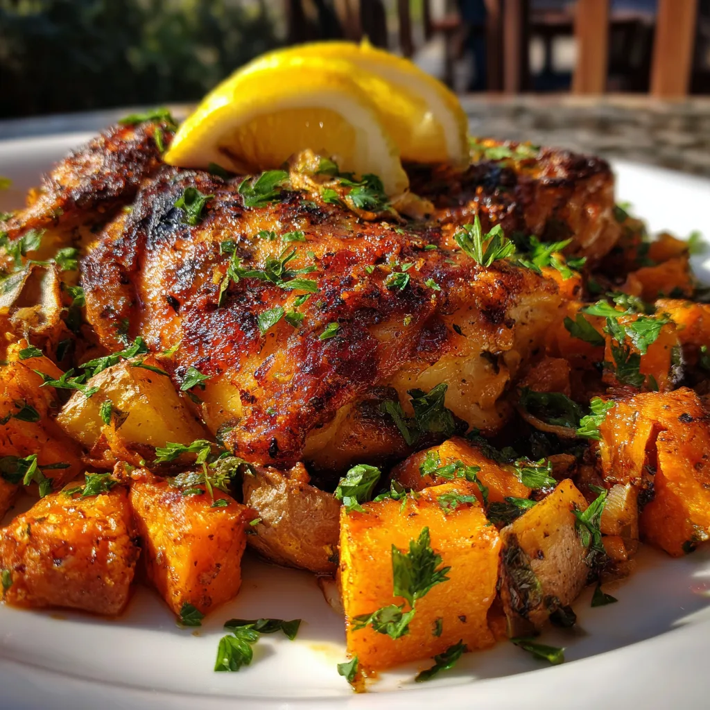 Instant pot loaded potato and chicken casserole with melted cheddar cheese and green onions