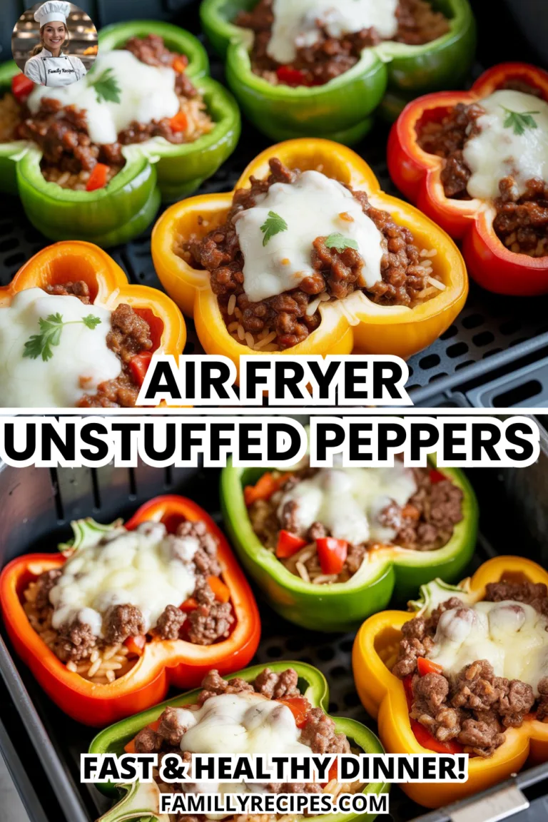 Air Fryer Unstuffed Peppers