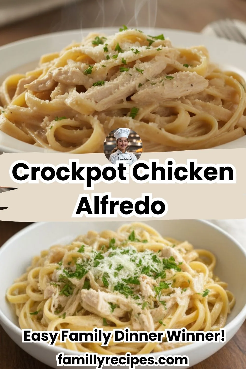 Crockpot Chicken Alfredo