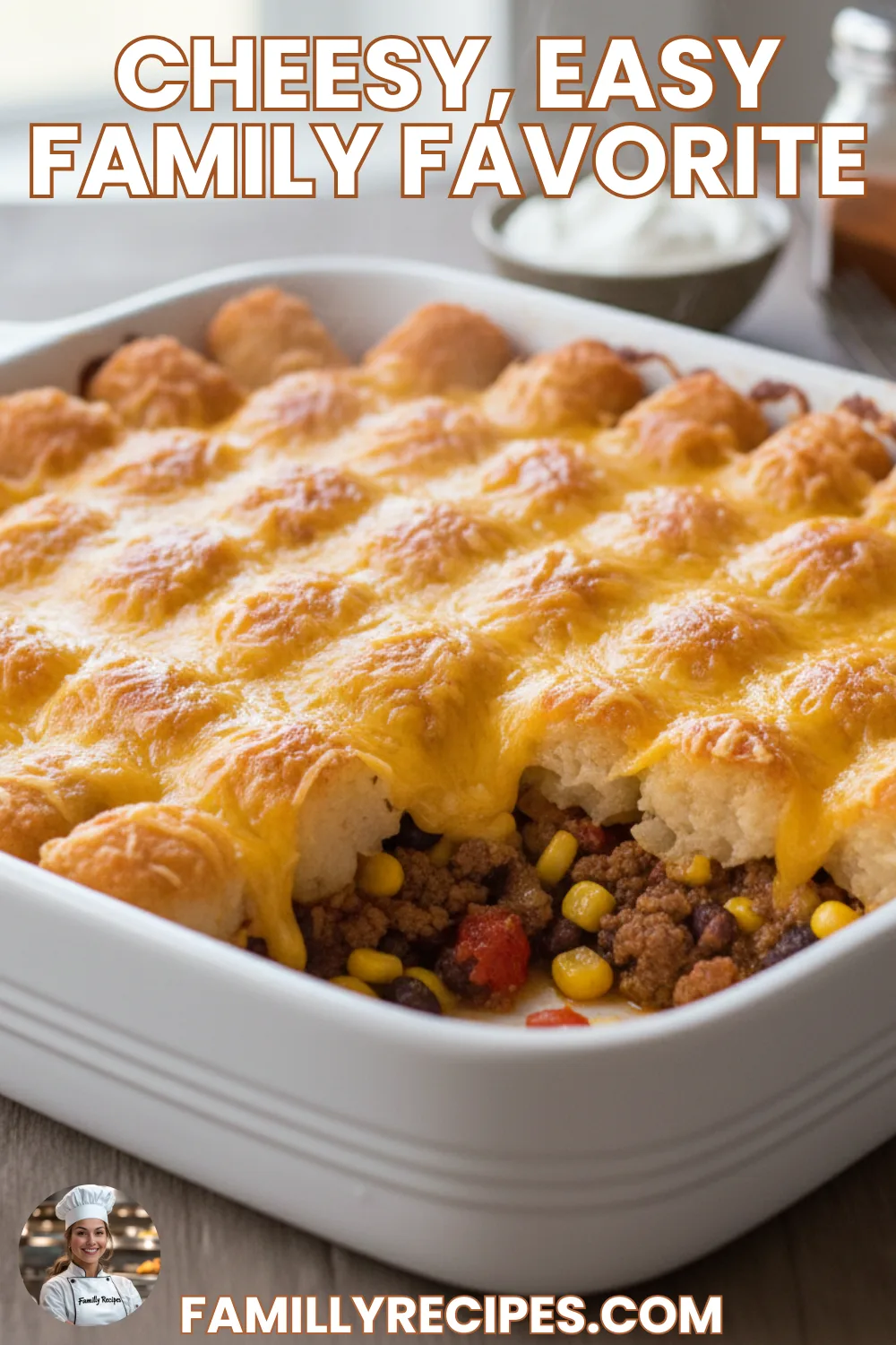 Taco Tater Tot Casserole – Cheesy, Easy Family Favorite